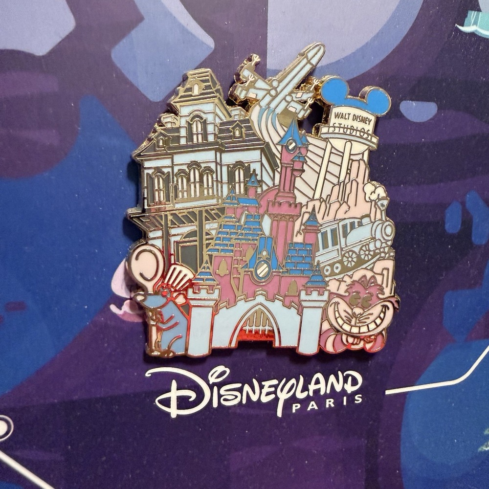 D23 Gold Member Exclusive - Around the World of Disney Parks Pin Set Only - Picture 6 of 11